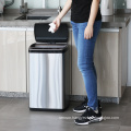 50L touchless trash can 13 gallon trash cans with sensor automatic sensing trash can stainless steel